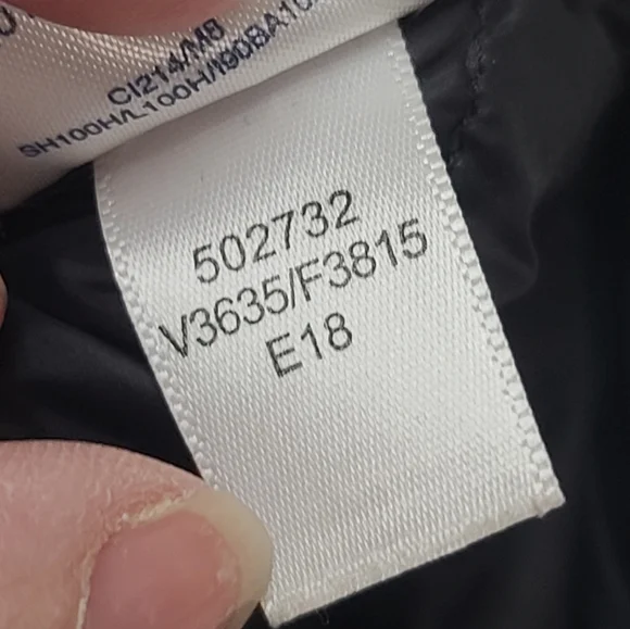 Lands End Long Down Black Puffer Vest Size Xs - Picture 6 of 9